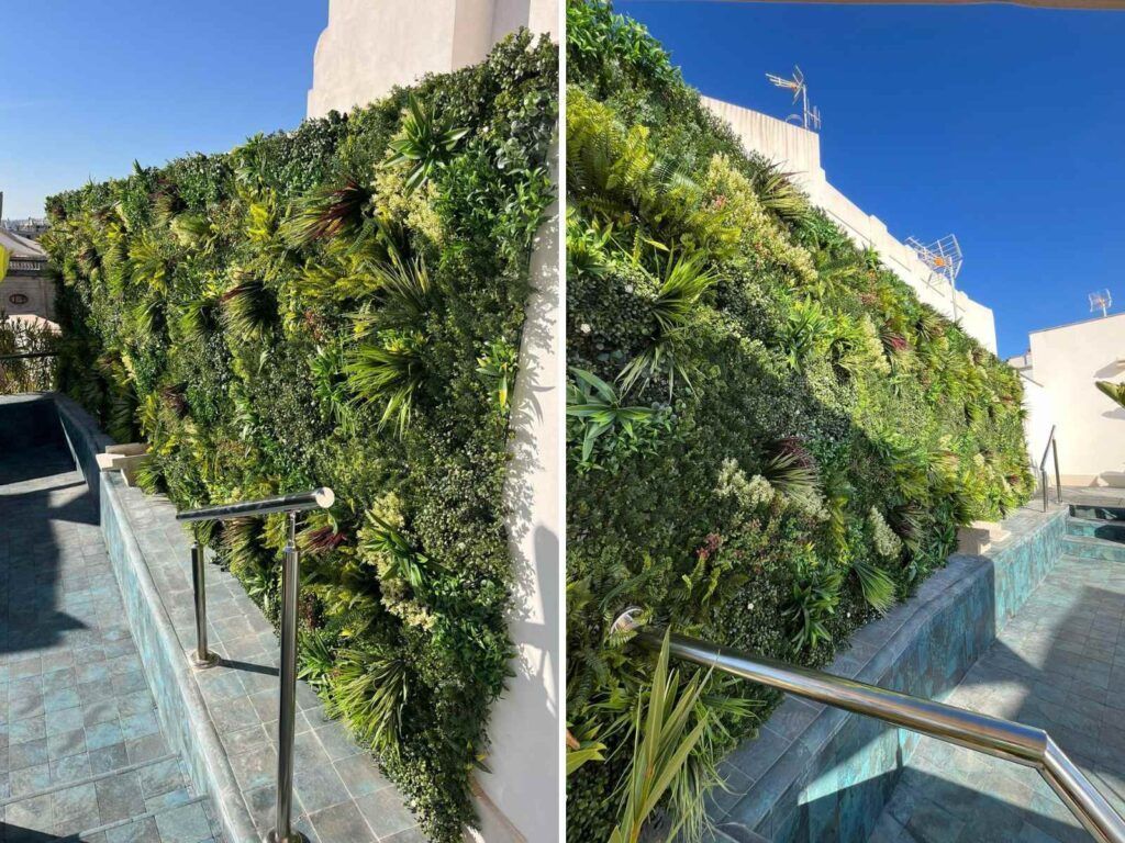 beneficios jardines verticales artificiales