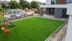 césped artificial para obras y parques infantiles